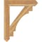 Ekena Millwork Merced Arts & Crafts Rough Sawn Bracket, Western Red Cedar, 6"W x 36"D x 44"H BKT06X36X44MRC03RWR - alternate 4